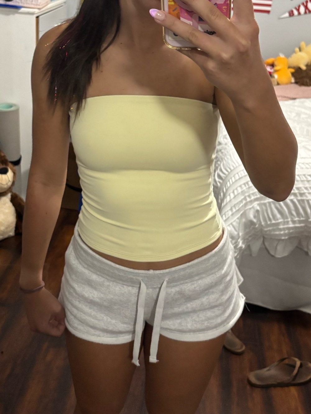 Garage butter yellow tube top